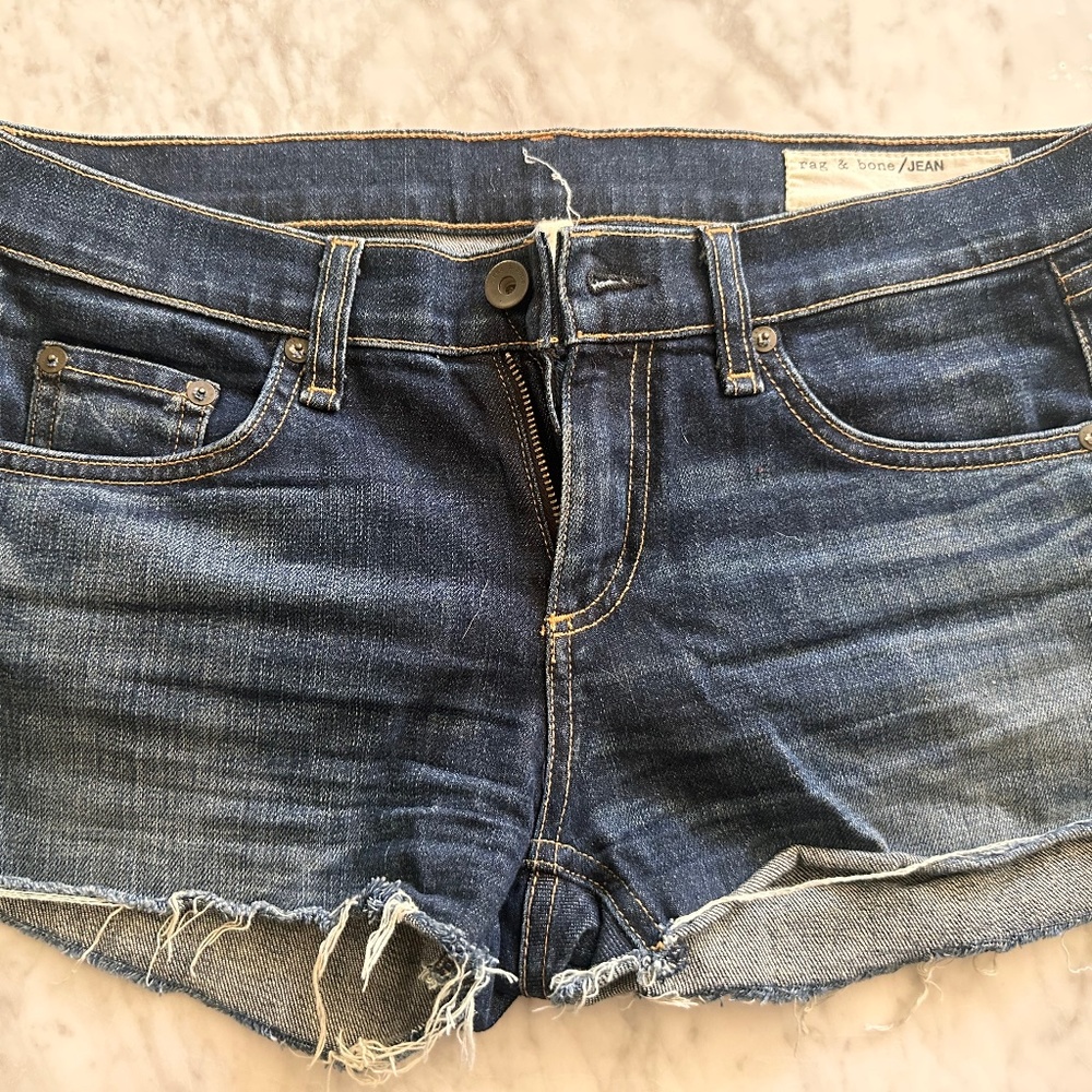 Rag & Bone Dre Cut-Off Shorts, Size 26